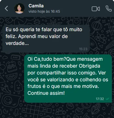 Depoimento de Camila
