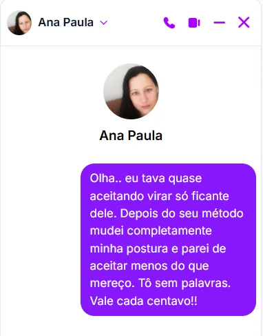 Depoimento de Ana Paula
